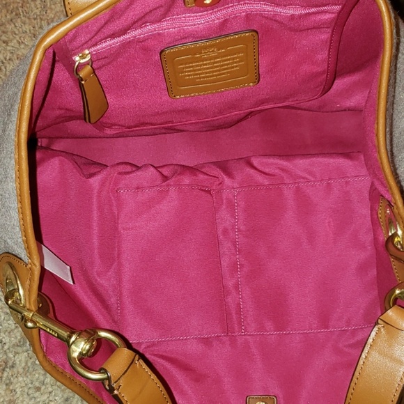 Coach Wool Tote - Picture 2 of 3